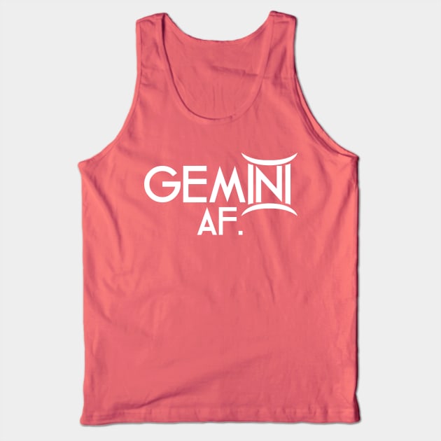 Gemini AF Tank Top by SillyShirts